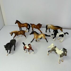 Breyer Lot 1999 Vintage Reeves Small Mini Horse Miniature Horses Mixed plastic
